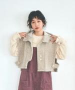 ウールアンゴラボア フードベスト