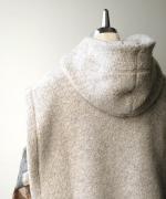 ウールアンゴラボア フードベスト