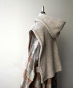 ウールアンゴラボア フードベスト