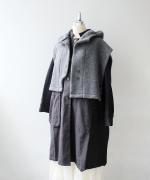 ウールアンゴラボア フードベスト