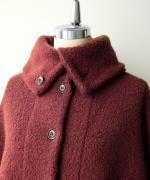 ウールアンゴラボア ポンチョジャケット