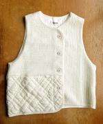 ストレッチキルト アシンメトリーベスト