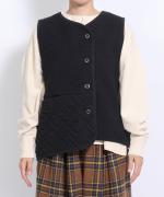 ストレッチキルト アシンメトリーベスト