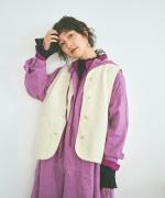 ストレッチキルト アシンメトリーベスト