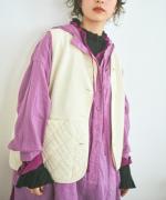 ストレッチキルト アシンメトリーベスト