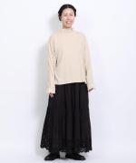 コットンベルギーリネン天竺×コットンヘンプガーゼ プルオーバー