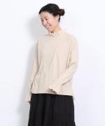 コットンベルギーリネン天竺×コットンヘンプガーゼ プルオーバー