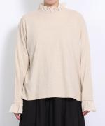 コットンベルギーリネン天竺×コットンヘンプガーゼ プルオーバー