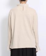 コットンベルギーリネン天竺×コットンヘンプガーゼ プルオーバー