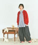 コットンベルギーリネン天竺×コットンヘンプガーゼ プルオーバー