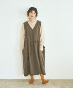 コットンベルギーリネン天竺×コットンヘンプガーゼ プルオーバー