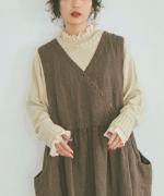 コットンベルギーリネン天竺×コットンヘンプガーゼ プルオーバー