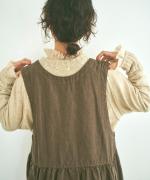 コットンベルギーリネン天竺×コットンヘンプガーゼ プルオーバー