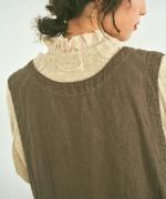 コットンベルギーリネン天竺×コットンヘンプガーゼ プルオーバー