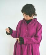 コットンベルギーリネン天竺×コットンヘンプガーゼ プルオーバー