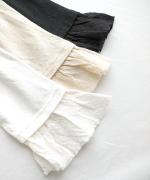 コットンベルギーリネン天竺×コットンヘンプガーゼ プルオーバー