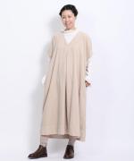 コットンベルギーリネン天竺×コットンヘンプガーゼ プルオーバー