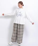 ラフィ天竺②　プリント長袖T