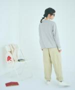 ラフィ天竺②　プリント長袖T