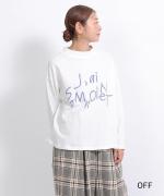 ラフィ天竺②　プリント長袖T