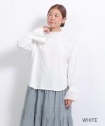 コットンチュール　フリルプルオーバー