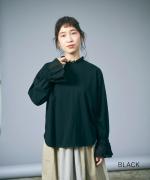 コットンチュール　フリルプルオーバー