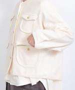 コットンインレイ　ジャケット