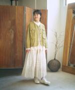 コットンインレイ　ジャケット