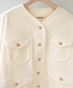 コットンインレイ　ジャケット