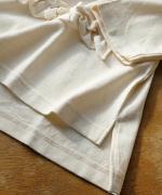 ミディアムコットン　フリルプルオーバー