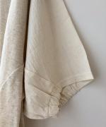 コットンリネンドッキング　ビッグスリーブプルオーバー