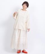 バスケットフルメッシュ　セーラープルオーバー