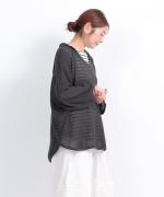 バスケットフルメッシュ　セーラープルオーバー