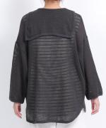 バスケットフルメッシュ　セーラープルオーバー