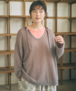 バスケットフルメッシュ　セーラープルオーバー