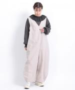 バスケットフルメッシュ　フリルカラープルオーバー