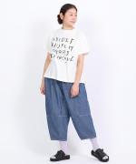 ラフィ天竺 プリントTシャツ(アルファベット)