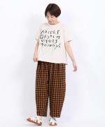 ラフィ天竺 プリントTシャツ(アルファベット)