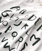 ラフィ天竺 プリントTシャツ(アルファベット)