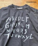 ラフィ天竺 プリントTシャツ(アルファベット)
