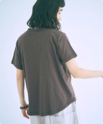 ラフィ天竺 プリントTシャツ(アルファベット)