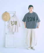 ラフィ天竺 プリントTシャツ(BON.)