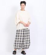 コットンBD度詰め天竺　マトンスリーブT