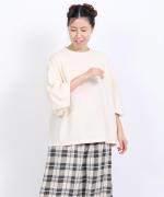 コットンBD度詰め天竺　マトンスリーブT