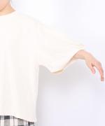 コットンBD度詰め天竺　マトンスリーブT