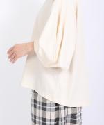 コットンBD度詰め天竺　マトンスリーブT