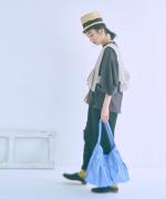 コットンBD度詰め天竺　マトンスリーブT