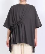 コットンBD度詰め天竺　サイドリボンプルオーバー