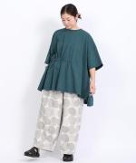 コットンBD度詰め天竺　サイドリボンプルオーバー