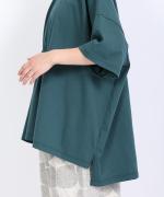 コットンBD度詰め天竺　サイドリボンプルオーバー